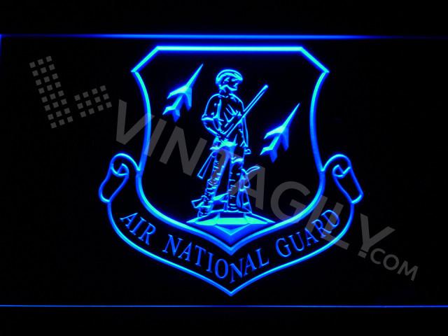 Air National Guard LED Neon Sign Electrical - Blue - TheLedHeroes