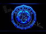 American Legion LED Neon Sign USB - Blue - TheLedHeroes