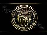 FREE Armed Forces Expeditionary Medal LED Sign - Yellow - TheLedHeroes