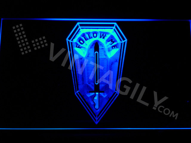 FREE US Army Infantry School LED Sign - Blue - TheLedHeroes