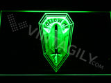 FREE US Army Infantry School LED Sign - Green - TheLedHeroes