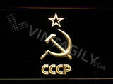 FREE Communism 2 LED Sign - Yellow - TheLedHeroes