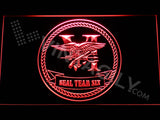 FREE SEAL Team Six 2 LED Sign - Red - TheLedHeroes