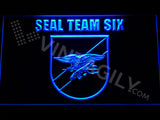 SEAL Team Six 3 LED Sign - Blue - TheLedHeroes