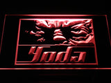 Star Wars Yoda LED Sign - Red - TheLedHeroes