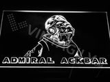 Admiral Ackbar LED Neon Sign USB - White - TheLedHeroes