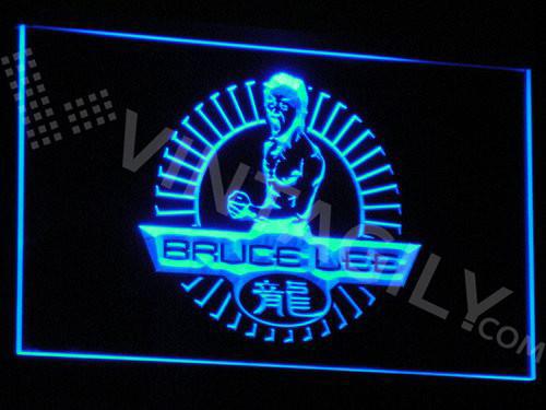 Bruce Lee LED Neon Sign USB - Blue - TheLedHeroes