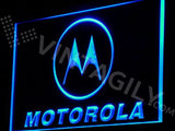 Motorola LED Neon Sign USB - Blue - TheLedHeroes