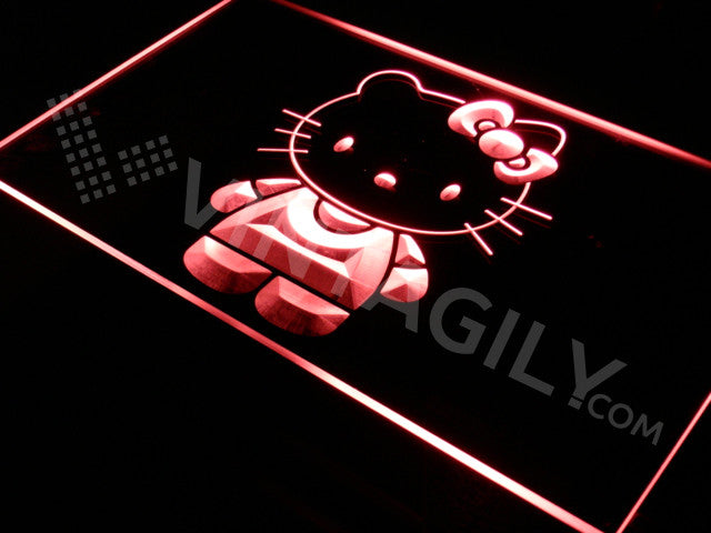 Hello Kitty LED Sign - Red - TheLedHeroes