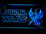 Star Wars 3 LED Sign - Blue - TheLedHeroes