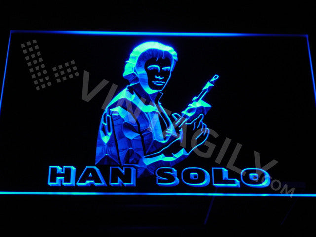 FREE Han Solo LED Sign - Blue - TheLedHeroes