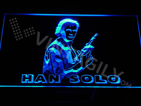 FREE Han Solo LED Sign - White - TheLedHeroes