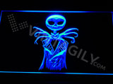 Nightmare Before Christmas Jack 3 LED Sign - Blue - TheLedHeroes
