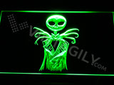 Nightmare Before Christmas Jack 3 LED Sign - Green - TheLedHeroes