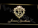 Jonas Brothers 2 LED Sign - Yellow - TheLedHeroes