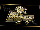 Kim Possible World Showcase Adventure LED Sign - Yellow - TheLedHeroes