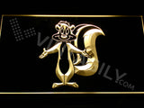 Pepe Le Pew 2 LED Sign - Yellow - TheLedHeroes