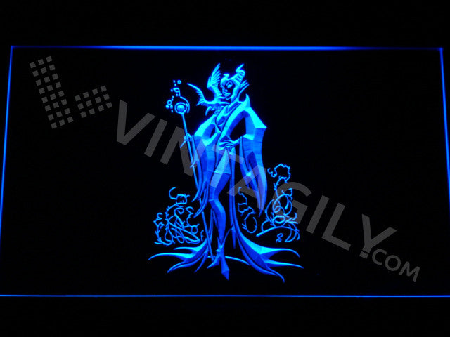 Maleficent LED Sign - Blue - TheLedHeroes