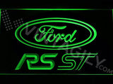 Ford RS/ST LED Neon Sign Electrical - Green - TheLedHeroes