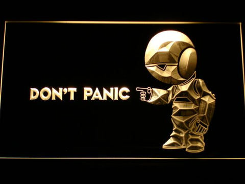 The Hitchhiker's Guide To The Galaxy LED Neon Sign Electrical - Yellow - TheLedHeroes