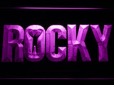 Rocky Boxing LED Neon Sign Electrical - Purple - TheLedHeroes