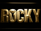 Rocky Boxing LED Neon Sign USB - Yellow - TheLedHeroes
