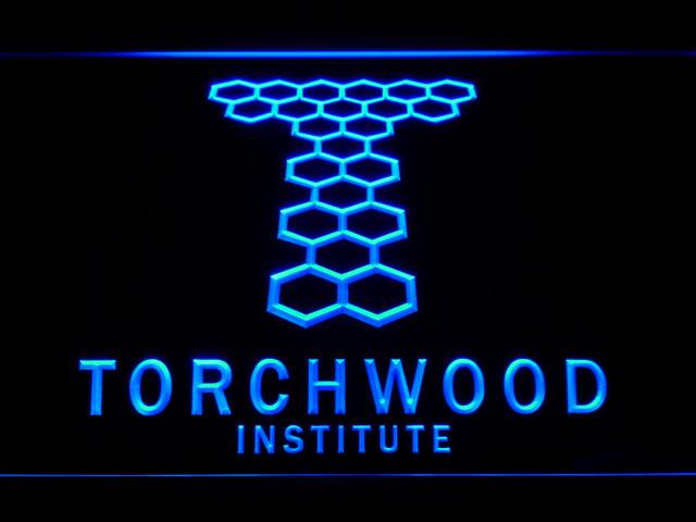Torchwood Institute LED Neon Sign USB - Blue - TheLedHeroes