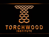 Doctor Who Torchwood Institute LED Neon Sign USB - Orange - TheLedHeroes