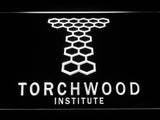 FREE Doctor Who Torchwood Institute LED Sign - White - TheLedHeroes