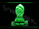 Achmed - Silence, I kill you LED Sign - Green - TheLedHeroes