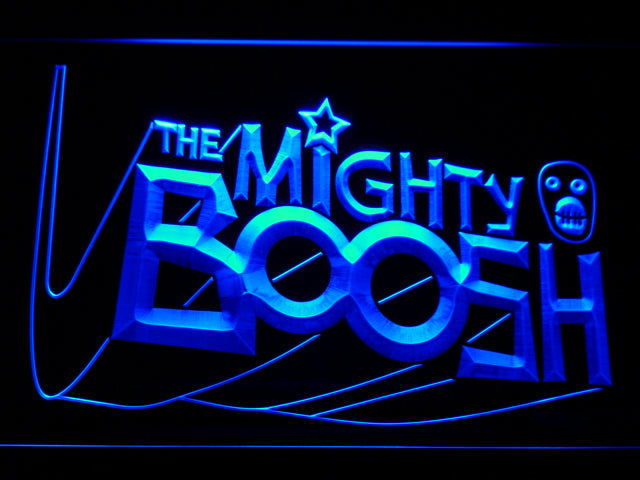 FREE The Mighty Boosh Comedy LED Sign - Blue - TheLedHeroes