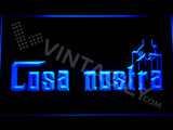 Cosa Nostra LED Sign - Blue - TheLedHeroes