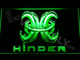 Hinder Rock Band LED Sign - Green - TheLedHeroes