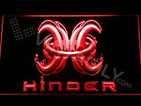 FREE Hinder Rock Band LED Sign - Red - TheLedHeroes