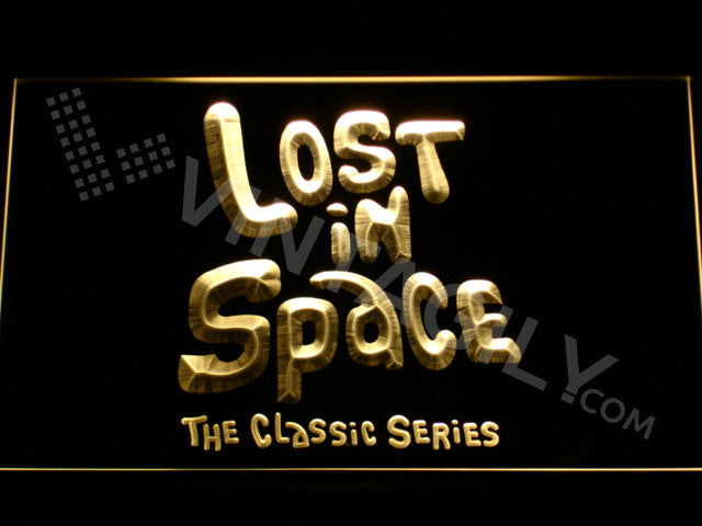 Lost In Space LED Sign - Yellow - TheLedHeroes