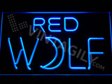 Red Wolf LED Sign - Blue - TheLedHeroes