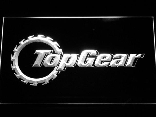 Top Gear LED Sign - White - TheLedHeroes