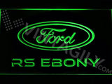 Ford RS Ebony LED Neon Sign Electrical - Green - TheLedHeroes