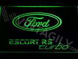 Ford Escort RS Turbo 2 LED Sign - Green - TheLedHeroes