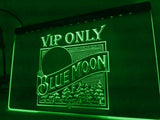 Blue Moon VIP Only (2) LED Neon Sign USB - Green - TheLedHeroes