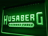 Husaberg Motorcycle Bike LED Neon Sign USB - Green - TheLedHeroes