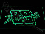 Dale Earnhardt Jr. LED Neon Sign USB - Green - TheLedHeroes