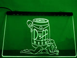 FREE Duff (2) LED Sign - Green - TheLedHeroes