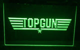 Top Gun Movie Logo Bar Decor LED Neon Sign Electrical - Green - TheLedHeroes