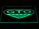 Pontiac GTO LED Neon Sign Electrical - Green - TheLedHeroes