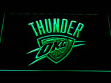 FREE Oklahoma City Thunder LED Sign - Green - TheLedHeroes
