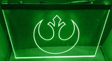 FREE Star Wars Rebel Alliance LED Sign - Green - TheLedHeroes