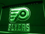 Philadelphia Flyers LED Neon Sign USB - Green - TheLedHeroes