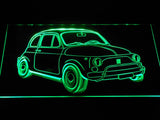 Fiat 500 LED Sign - Green - TheLedHeroes