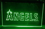 Los Angeles Angels LED Neon Sign USB - Green - TheLedHeroes